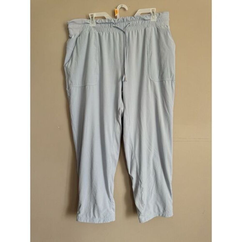 Lulu Lemon Womens Athletics Light Blue Lined Pants Athleisure Size 14